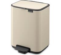 brabantia Bo - Pattumiera a Pedale, 4 L - Soft Beige