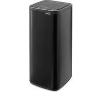 Brabantia Pattumiera Bo Touch - 30 L - Rettangolare salvaspazio - Apertura soft touch - Matt Black