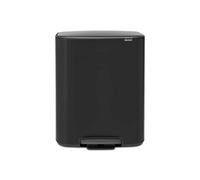 brabantia Bo - Pattumiera 2 x 30 L - Matt Black