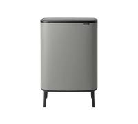 Brabantia Bo Touch Bin Hi Pattumiera, Metallo, Nero Opaco, 60 Litri