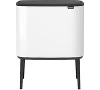 brabantia Bo Touch Bin - Pattumiera 3 x 11 L con 3 Inserti in Plastica - White