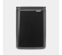Brabantia Bo Waste Bin 4 L Rettangolare Acciaio Nero Acciaio Manuale 222481