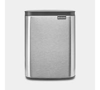 Brabantia Bo Waste Bin 7 L Rettangolare Acciaio Nero Acciaio Acciaio 222962