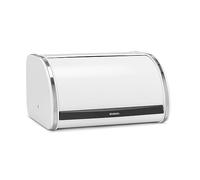 Brabantia Cestino per il pane con coperchio arrotolabile, bianco, medio, 306044