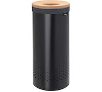 brabantia Portabiancheria con Coperchio in Sughero - 35 L - Matt Black