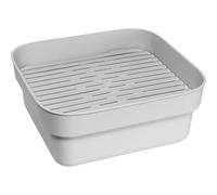 Brabantia - Ciotola con vassoio drenante, Grigio chiaro, taglia unica