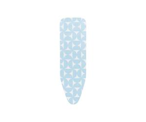 Brabantia - Copriasse da Stiro A - 110 x 30 cm - Set Completo in Cotone al 100% e Strato di Schiuma da 8 mm - Per Ferri da Stiro e Vapore - Cordoncino di Fissaggio e Stretch-System - Freeze Breeze