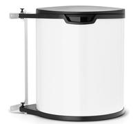 Brabantia De Luxe secchio della spazzatura 15 l bianco-nero 428081