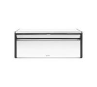 Brabantia Fall Front Bread Bin Square Front, Brilliant Steel Portapane 236846