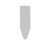 Brabantia Faster Ironing Fodera, Riflettente il Calore, con Spugna da 2 mm, 135x49 cm, Metallizzato