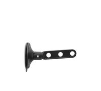 Brabantia Gancio per abiti con ventosa - Black | Per asciugatura per finestre, piastrelle, specchi | Gancio compatto per il bucato che contiene 3 grucce, fino a 2kg | Ideale per bagni o piccoli spazi