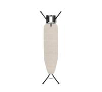 Brabantia Asse da stiro A, 110x30cm - Denim Grey | 100% Cotone Fairtrade | Design compatto e stabile | Altezza regolabile e poggiaferro a vapore | Blocco per bambini e trasporto