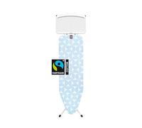 Brabantia - Asse da Stiro B per Ferro a Vapore XL - Medio & Pieghevole - Altezza Regolabile - Piedini Antiscivolo - Fodera in Cotone Blocco Trasporto - Fresh Breeze - 124 x 38 cm