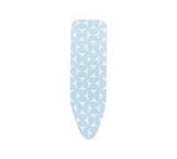 Brabantia Ironing Board Cover B Copriasse da Stiro, Fresh Breeze, 124x38cm | Per asse da stiro B, Fodera 100% cotone e strato in spugna 8 mm, Resistente e durevole, Lavabile a mano, Facile installazione