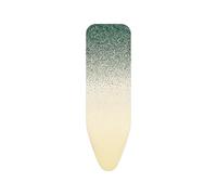 Brabantia Copri Asse da Stiro B con Strato in spugna da 8 mm, Cotone Fairtrade, Resistente e Facile da Montare per Migliorare la Qualità di Stiratura, New Dawn, 124 x 38 cm