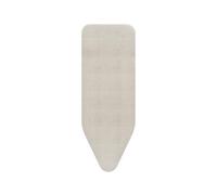 Brabantia Ironing Board Cover C 124x45 cm - Denim Grey | 100% Cotton Top Layer with 2mm Foam Padding for Size C Ironing Boards | Durable, Washable, and Easy to Install