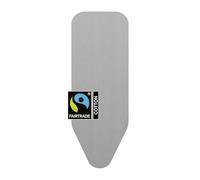 Brabantia Faster Ironing Fodera, Riflettente il Calore, con Spugna da 2 mm, 124x45 cm, Metallizzato