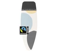 Brabantia Ironing Board Cover D 135x45 cm - Spring Bubbles | 100% Cotton Top Layer with 8mm Foam Padding & Heat Resistant Zone | Perfect Fit for Size D Boards | Durable, Washable, Easy to Install