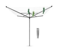 Brabantia Lift-O-Matic Stendibiancheria a Ombrello, Metallic Grey, 60 Metri