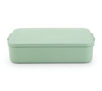 Brabantia - Make & Take Lunch Box L - Spazio per Panini - Coperchio con Clip - Adatto per Congelatore - Adatto per Lavastoviglie & nel Microonde - Jade Green - 26 x 17 x 6 cm