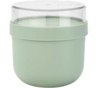 Brabantia - Make & Take Bowl Colazione 0.5L - Contenitore per Alimenti (180 ml) - Ermetico - Adatto per Congelatore - Adatto per Lavastoviglie & nel Microonde - Jade Green