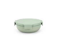 Brabantia - Make & Take Lunch Box per Insalate 1.3L - Vassoio Rimovibile - Ermetico - Chiusura a scatto - Adatto per Congelatore - Adatto per lavastoviglie & nel Microonde - Jade Green