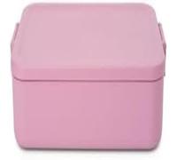 Brabantia Make & Take Portavivande Bento (2L), Bento box con spazi separati, Portapranzo con coperchio in plastica con clip, Porta pranzo lavabile in lavastoviglie, Lilac Pink, 25,5 x 16,7 x 6,2 cm