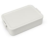 Brabantia - Make & Take Lunch Bento Box L - Scomparti Rimovibili - Coperchio con Clip - Adatto per Congelatore - Adatto per Lavastoviglie & nel Microonde - Light Grey - 26 x 17 x 6 cm