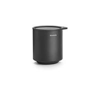 Brabantia - Mindset Contenitore Portaoggetti - per Organizzare Piccoli Oggetti - Coperchio Igienico Soft-Touch - Resistente alla Corrosione - Accessorio Bagno - Infinite Grey - 9.5 x 8 x 9.5 cm