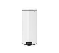 Pattumiera a pedale Brabantia - 160040 Bidone della spazzatura a pedale da 30 l di colore bianco in confezione da 1 Pz.
