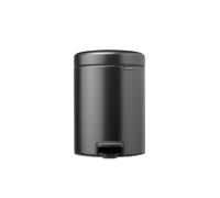 brabantia NewIcon - Pattumiera a Pedale 12 L con Inserto in Plastica - Confident Grey