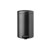 brabantia NewIcon - Pattumiera a Pedale 20 L con Inserto in Plastica - Confident Grey