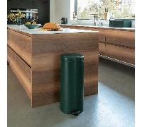Pattumiera a pedale Brabantia - 160048 Bidone della spazzatura a pedale da 30 l di colore inox lucido in confezione da 1 Pz.