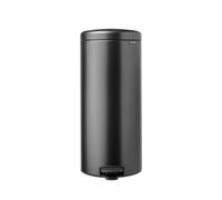 Brabantia NewIcon Pattumiera a pedale 30L | Cestino Soft Close con Coperchio antiodore e secchio interno in plastica | Compatto per cucina, ufficio, bagno o camera da letto | Confident Grey