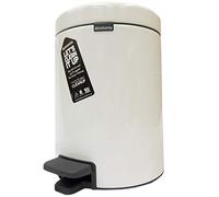 Brabantia NewIcon - Pattumiera a pedale, 5 l, colore: Bianco