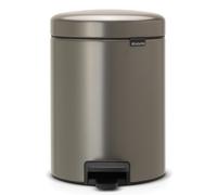 PATTUMIERA PEDAL BIN LT.5 PLATINO