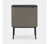 Brabantia pattum. Bo Touch Bin Platinum, 3 x 11 L Pattumiera a pedale