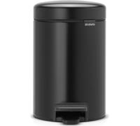 brabantia Pattumiera a Pedale - Newicon, 3 L - Matt Black