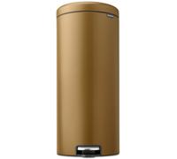 brabantia Pattumiera a Pedale - Newicon, 30 L con Inserto in Plastica - Warm Brass