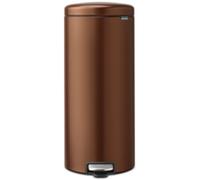 brabantia Pattumiera a Pedale - Newicon, 30 L con Inserto in Plastica - Warm Bronze