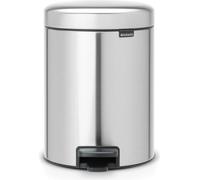 brabantia Pattumiera a Pedale - Newicon, 5 L - Matt Steel Fingerprint Proof