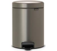 brabantia Pattumiera a Pedale - Newicon, 5 L - Platinum