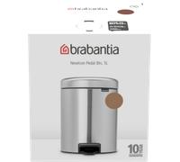 brabantia Pattumiera a Pedale - Newicon, 5 L - Warm Bronze
