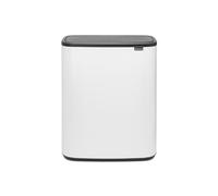 Brabantia Pattumiera, Bianco, 60 Litri, White