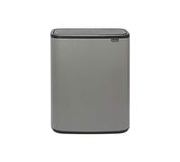 brabantia Bo Touch Bin - Pattumiera 36 L con Inserto in Plastica - Mineral Concrete Grey