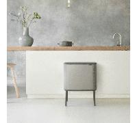 Brabantia Bo Touch Bin 36L - Pattumiera Grande per la Cucina - Apertura Soft-Touch - Cestino per Rifiuti con Secchio Interno Rimovibile - Sacchetti Inclusi - Soft Beige - 54 x 31 x 68 cm