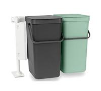 brabantia Sort & Go - Pattumiera Integrata - 2 x 16 L