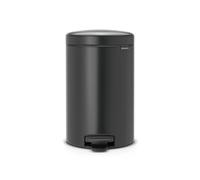 brabantia NewIcon - Pattumiera a Pedale 12 L con Inserto in Plastica - Confident Grey