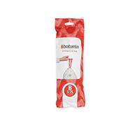 Brabantia PerfectFit Bags B Sacchetti per Spazzatura, 5L, Bianco, Rotolo da 20 Sacchetti