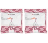 Brabantia PerfectFit Bags, Code V, 2-3L, 40 Bags (Confezione da 2)